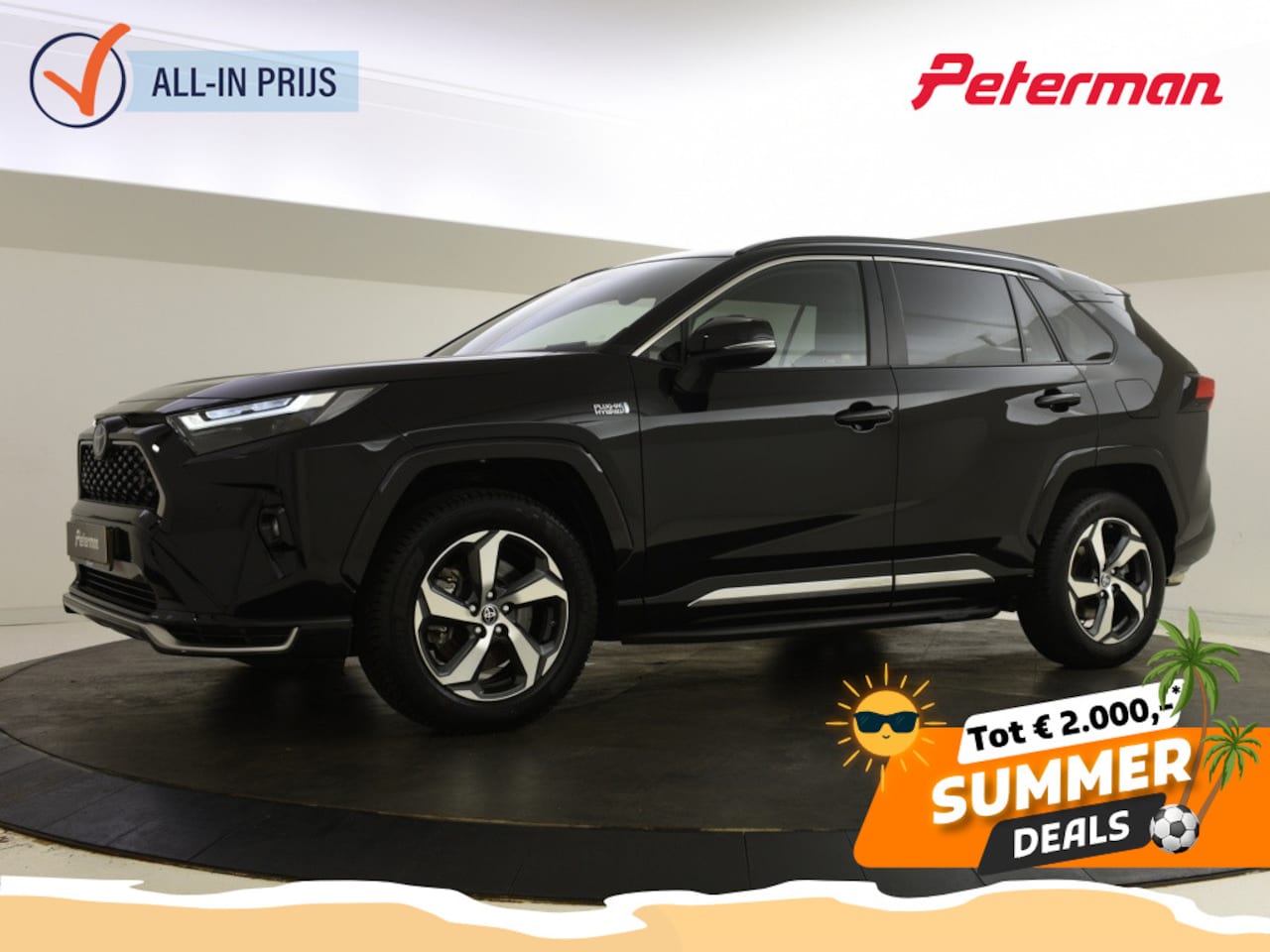 Toyota RAV4 - 2.5 Plug In AWD Hybride Plus | Elektr. a. klep | Head-up | PDC - AutoWereld.nl