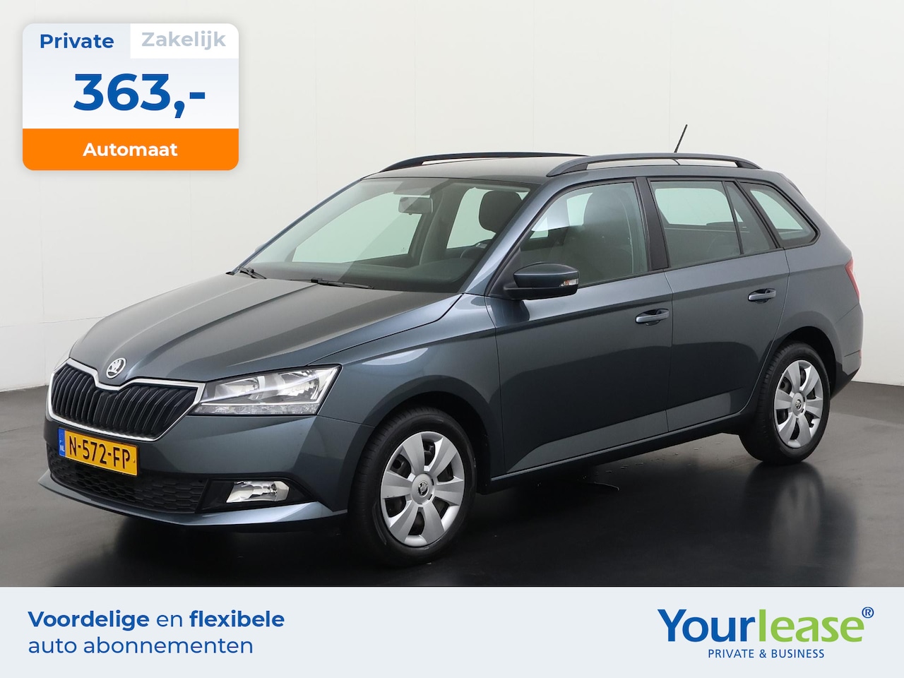 Skoda Fabia Combi - 1.0 TSI Ambition DSG | All-in 363,- Private Lease | Direct uit voorraad - AutoWereld.nl