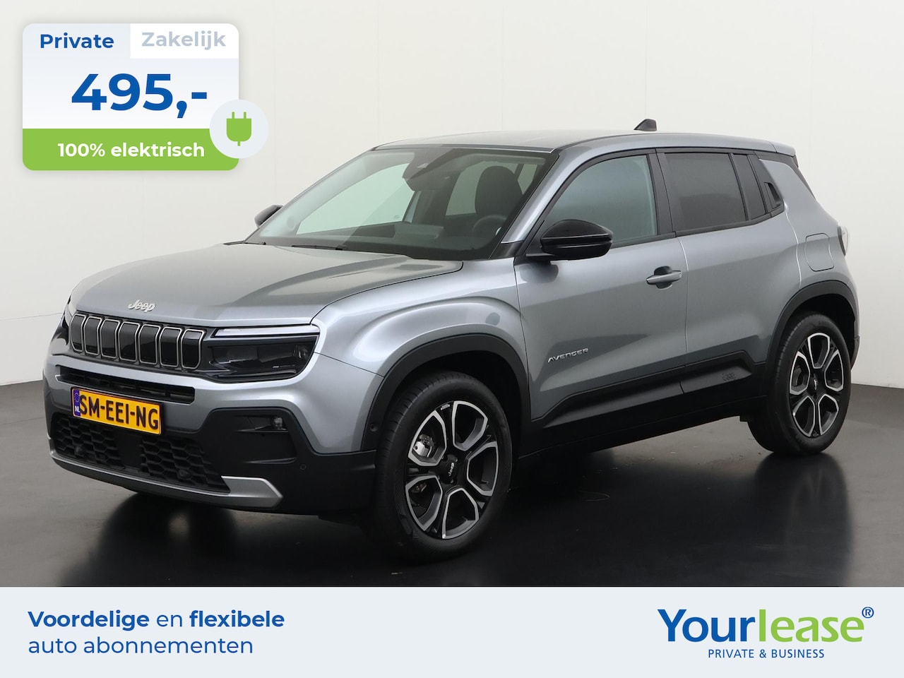 Jeep Avenger - Summit 54 kWh 3 fase | All-in 495,- Private Lease | Direct uit voorraad - AutoWereld.nl