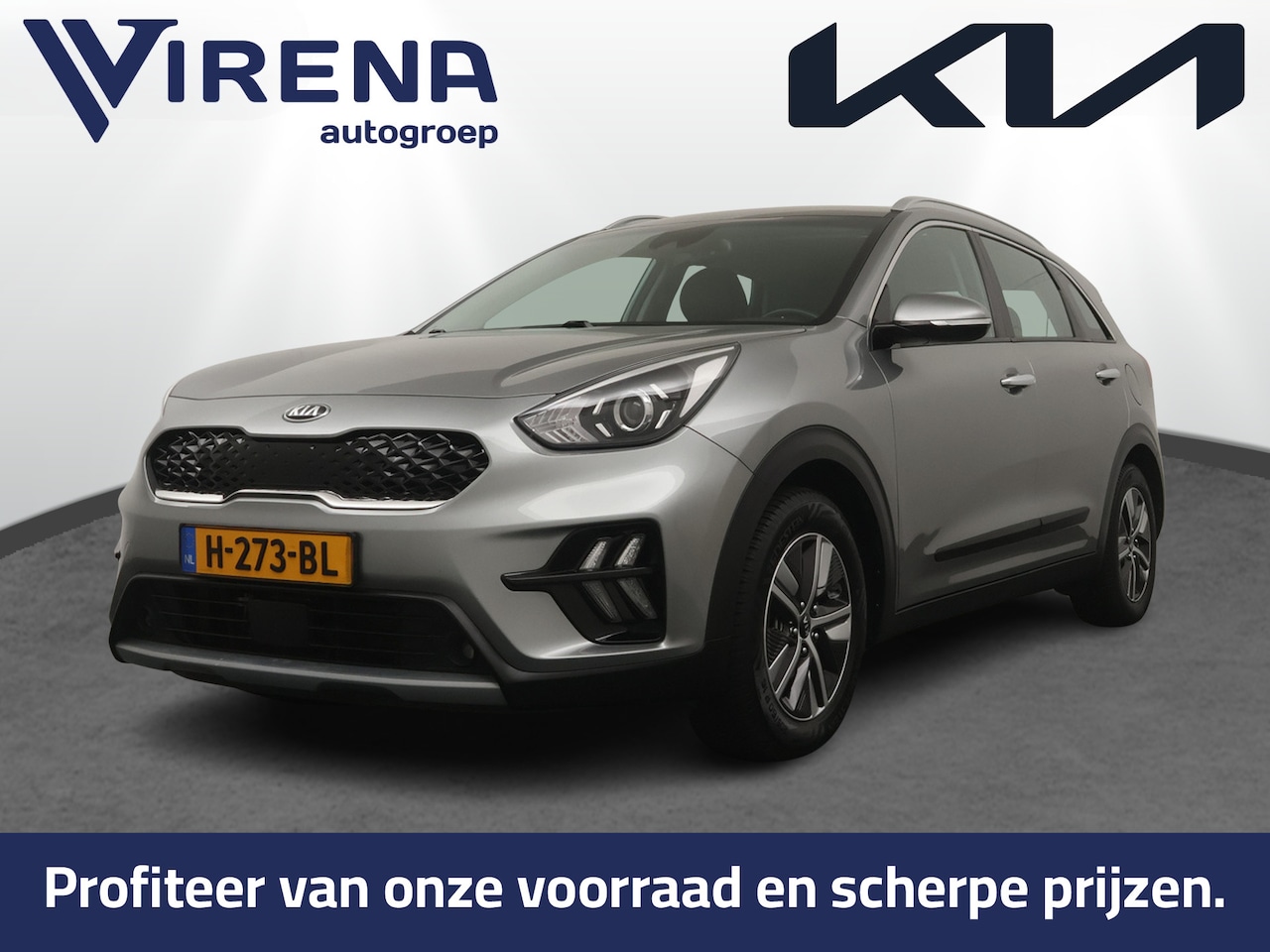 Kia Niro - 1.6 GDi Hybrid DynamicLine - Camera - Adaptieve cruisecontrol - Navigatie - AppleCarplay - - AutoWereld.nl