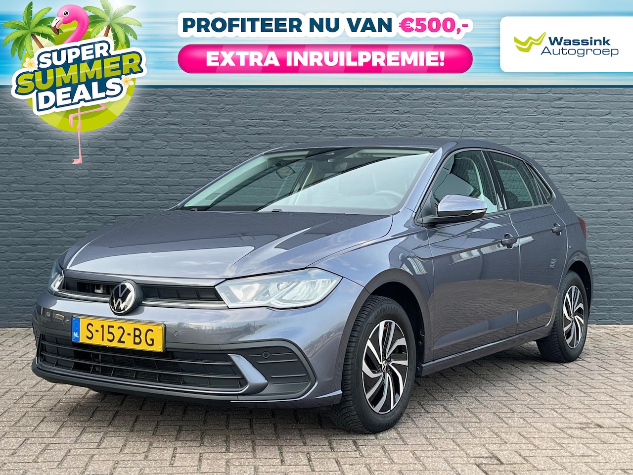Volkswagen Polo - 1.0 TSI 95pk DSG-7 Life | Automaat | Adaptive Cruise Control | CarPlay | All Seasonbanden - AutoWereld.nl