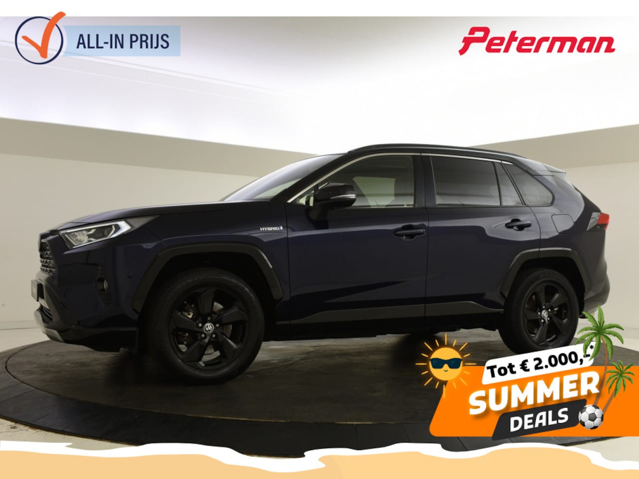 Toyota RAV4 - 2.5 Hybrid AWD Bi-Tone | Trekhaak | Elektr. a. klep | Blindspot - AutoWereld.nl