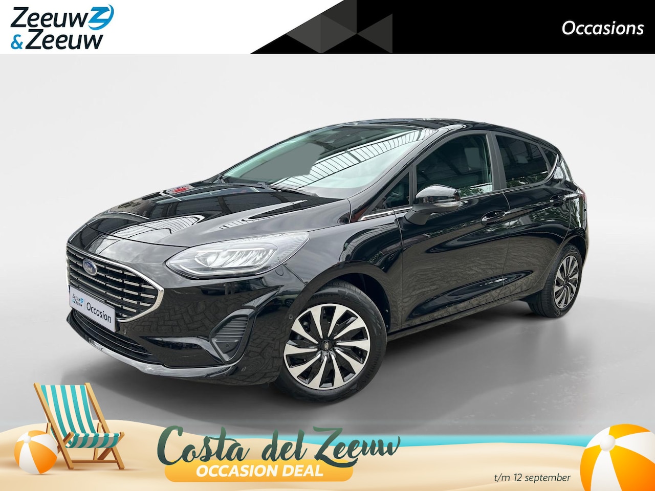 Ford Fiesta - 1.0 EcoBoost Hybrid Titanium | Apple Carplay/Android Auto | Stoel/Stuur/Vooruit Verwarming - AutoWereld.nl