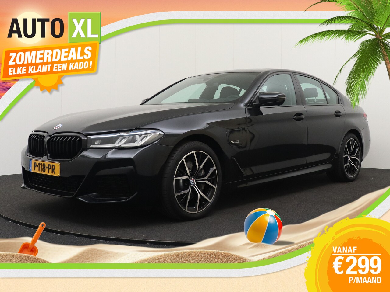 BMW 5-serie - 520e M-Sport High Exe. Schuif-/kanteldak 19'LMV LASER-LED  # - AutoWereld.nl