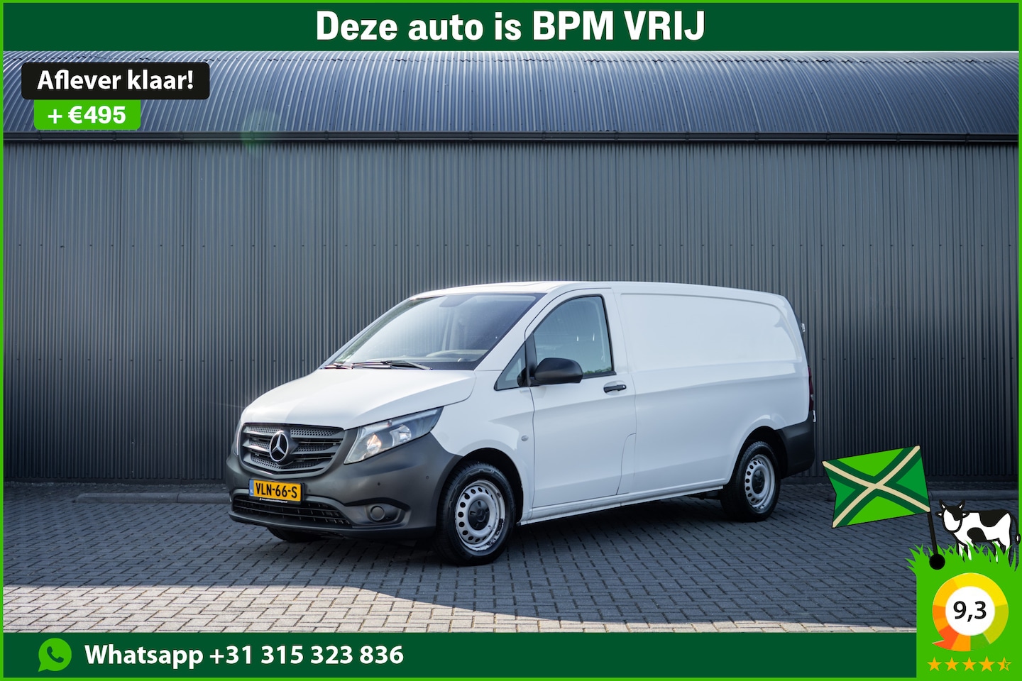 Mercedes-Benz Vito - 116 CDI | 163 PK | Camera | Carplay | Cruise | PDC | Airco | Trekhaak - AutoWereld.nl