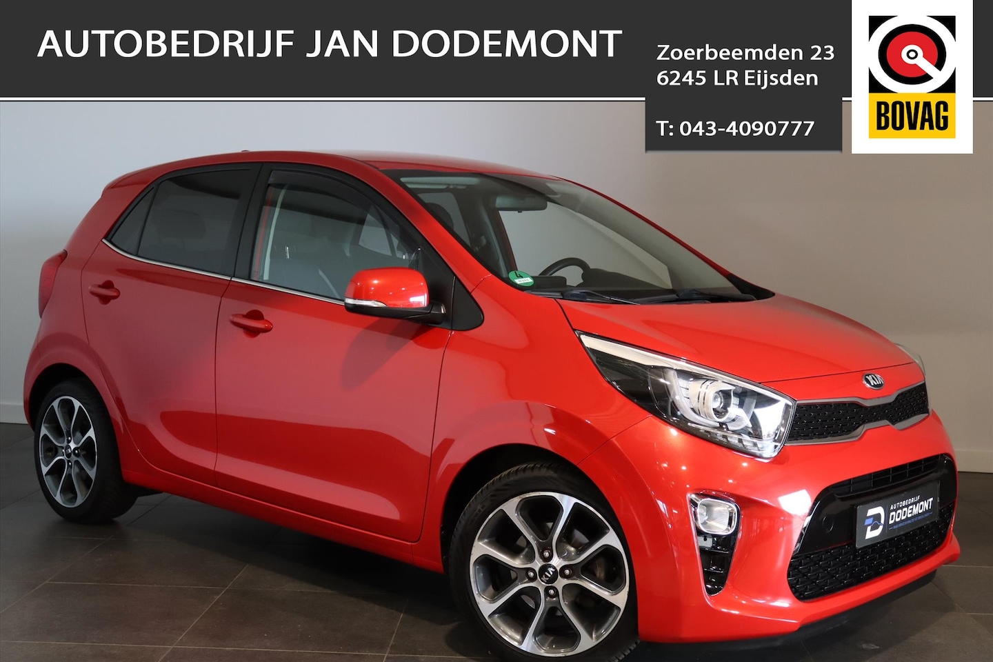 Kia Picanto - 1.0 67pk Navi / Leder / Cruise / Camera - AutoWereld.nl