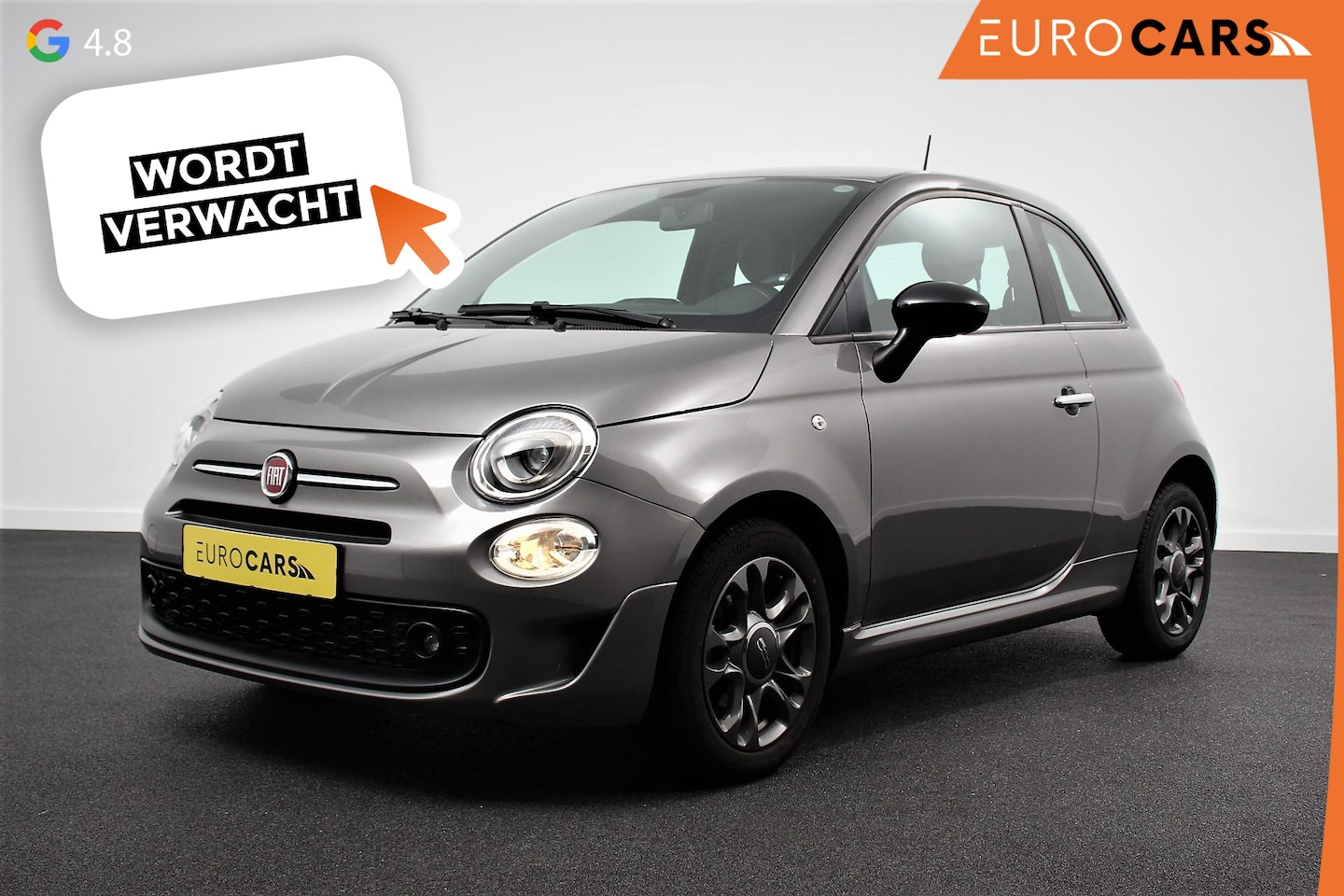 Fiat 500 - 1.0 Hybrid Sport Navigatie Half Lederen Bekleding Airco Dab Cruise Control Lichtmetalen Ve - AutoWereld.nl
