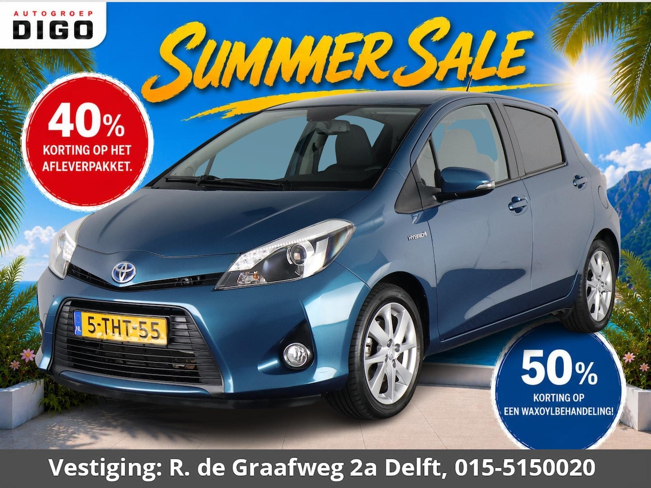 Toyota Yaris - 1.5 Full Hybrid Dynamic | Navigatie | Stoelverwarming | Leder | Parkeersensoren | Camera | - AutoWereld.nl