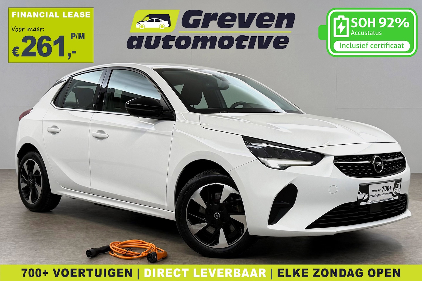 Opel Corsa-e - Elegance | Snelladen | SOH 92% | Cruise | Carplay | Clima | Navi | LED | Parkeersens. - AutoWereld.nl