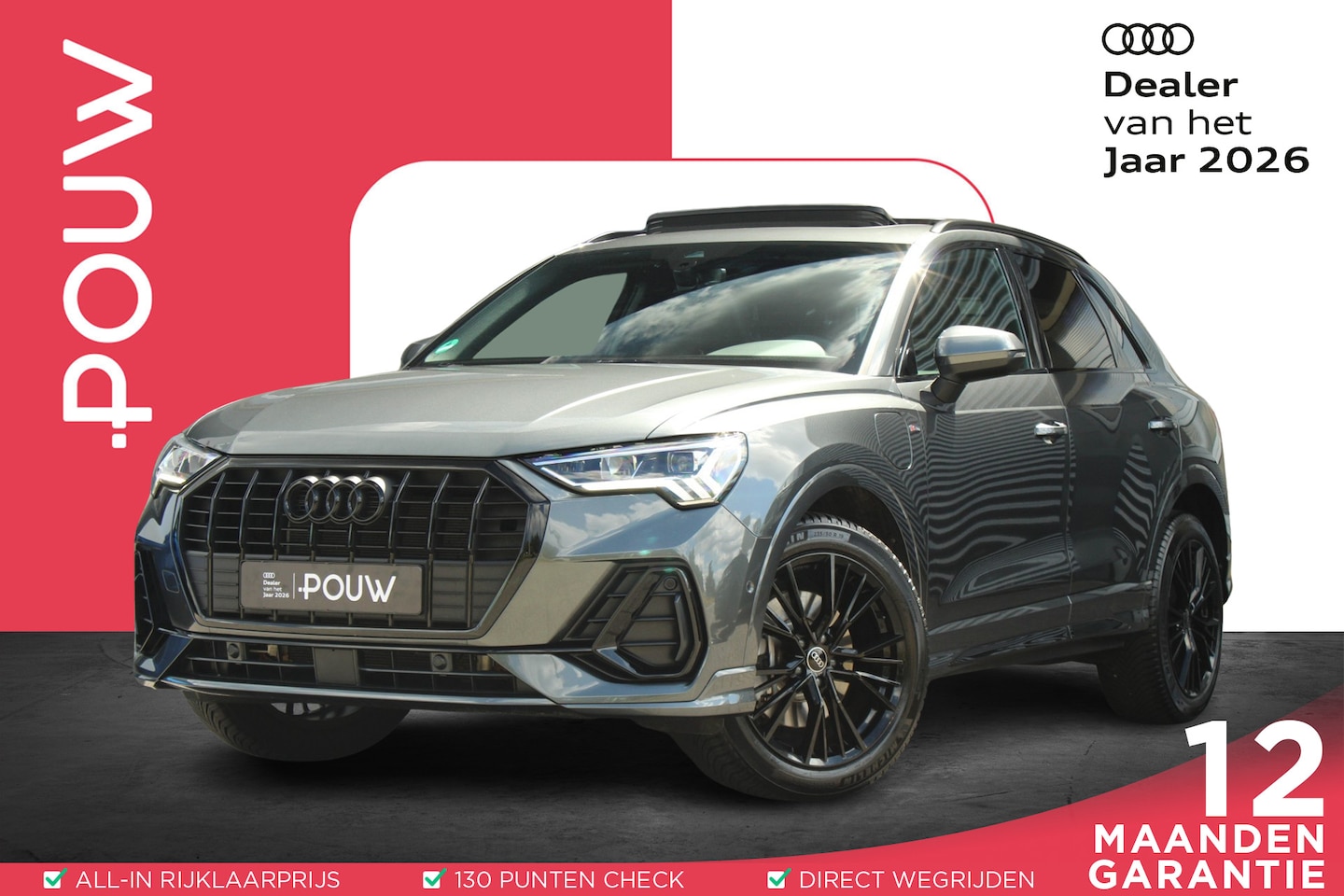 Audi Q3 - 45 TFSIe 245pk S edition | Panoramadak | Stoelverwarming | Achteruitrijcamera - AutoWereld.nl