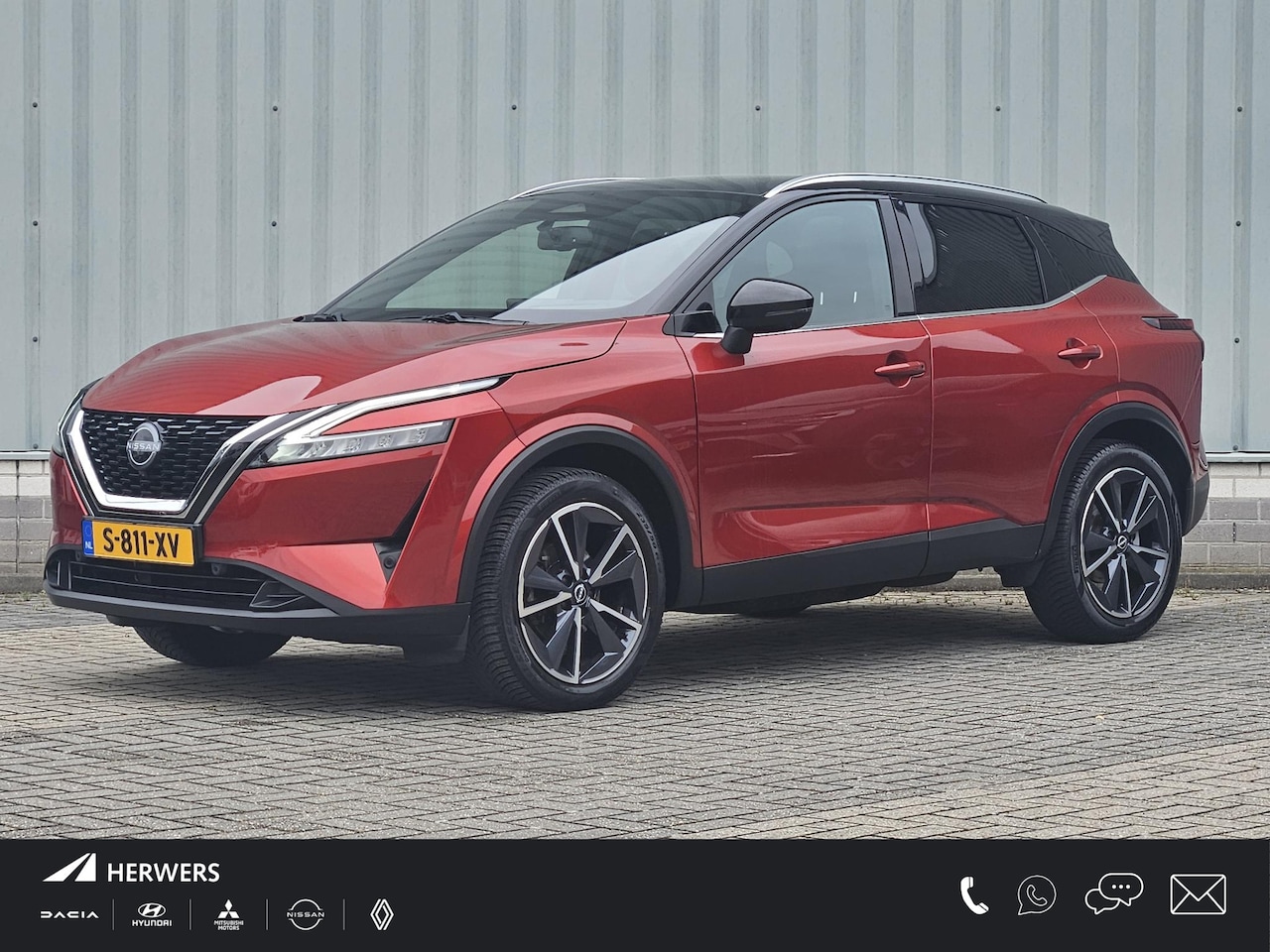 Nissan Qashqai - 1.3 MHEV Tekna / Trekhaak 1800KG / Adaptief Cruise Control / Panoramadak / Elektrisch Vers - AutoWereld.nl