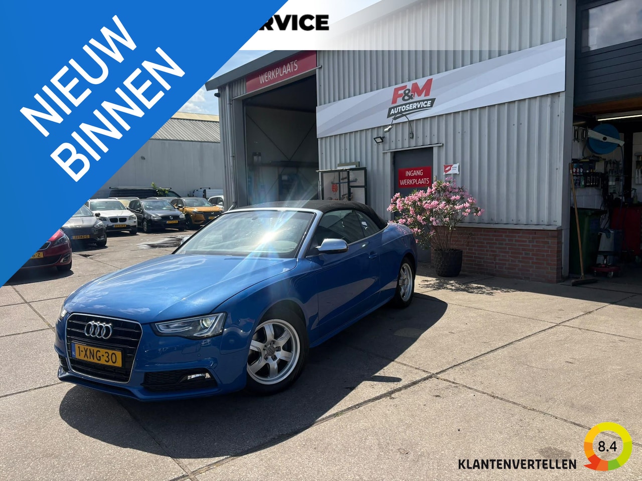 Audi A5 Cabriolet - 3.0 TDI Pro Line S EXPORT ONLY! Dak defect is te repareren, clima, stoelverwarming, memory - AutoWereld.nl
