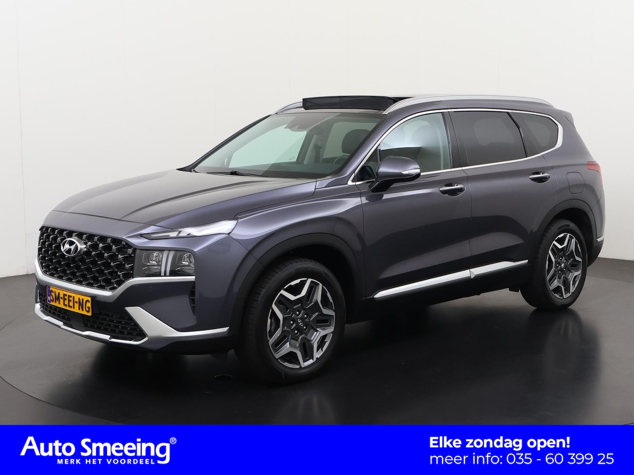 Hyundai Santa Fe - 1.6 T-GDI PHEV Premium Sky 7p. | Panoramadak | Stoelventilatie | Head up | Zondag Open! - AutoWereld.nl