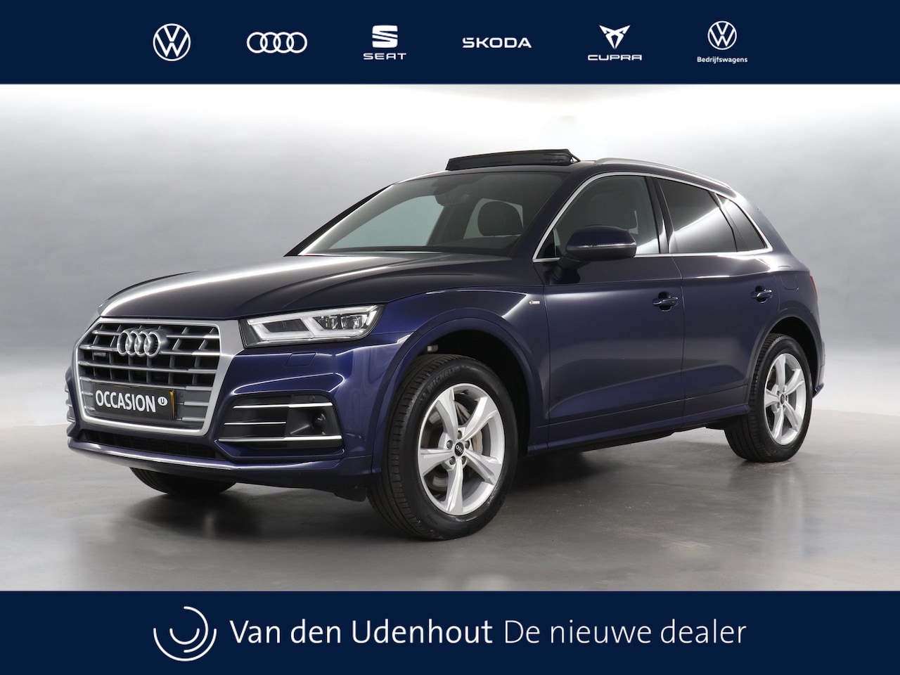 Audi Q5 - 55 TFSI 299pk e Quattro Competition S-Tronic / 96% SOH / Panoramadak / Stoelverwarming+Ven - AutoWereld.nl