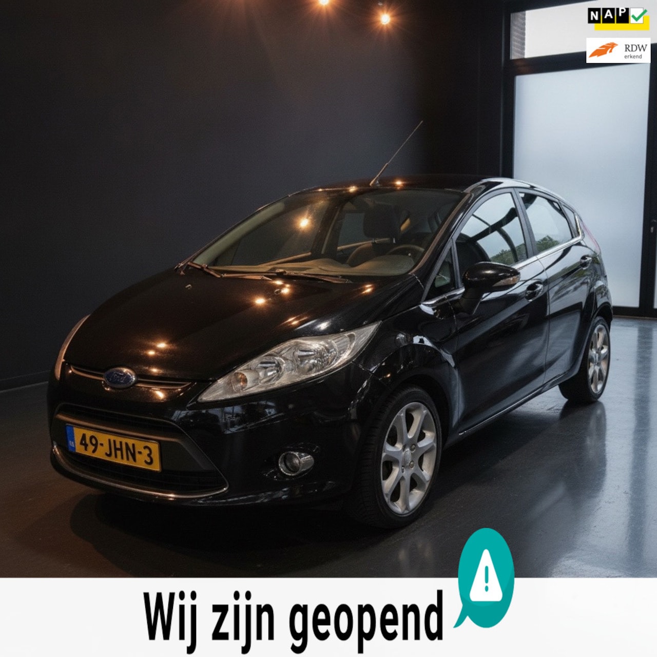 Ford Fiesta - 1.6 Titanium-1 jaar apk-airco-elek ramen-Distributieriem is vervangen-nette auto - AutoWereld.nl