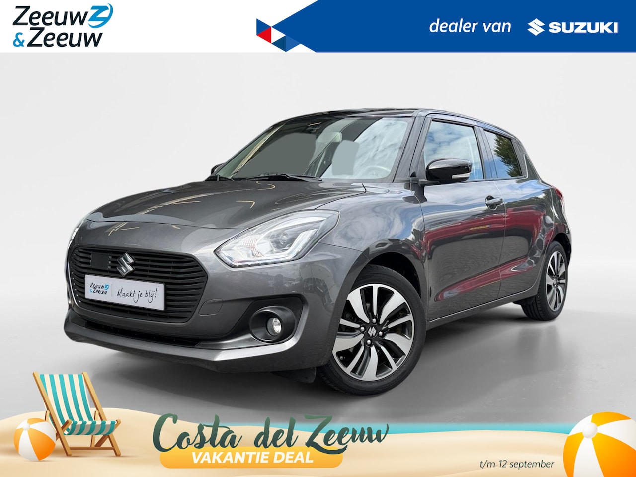 Suzuki Swift - 1.2 Stijl Smart Hybrid | TREKHAAK | CLIMATE / CRUISE CONTROL | LUXE UITVOERING! - AutoWereld.nl