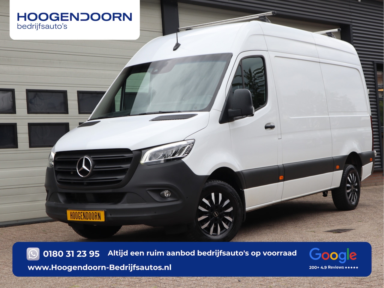 Mercedes-Benz Sprinter - 319 CDI 3.0 V6 Automaat Euro 6 - L2H2 - A tot Z Dealer onderhouden - LED - Trekhaak - AutoWereld.nl
