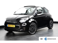 Fiat 500 C - La Prima 42 kWh Cabrio 3 Fase | Vol-Leder | Adaptive Cruise | Stoelverwarming | Achteruitr