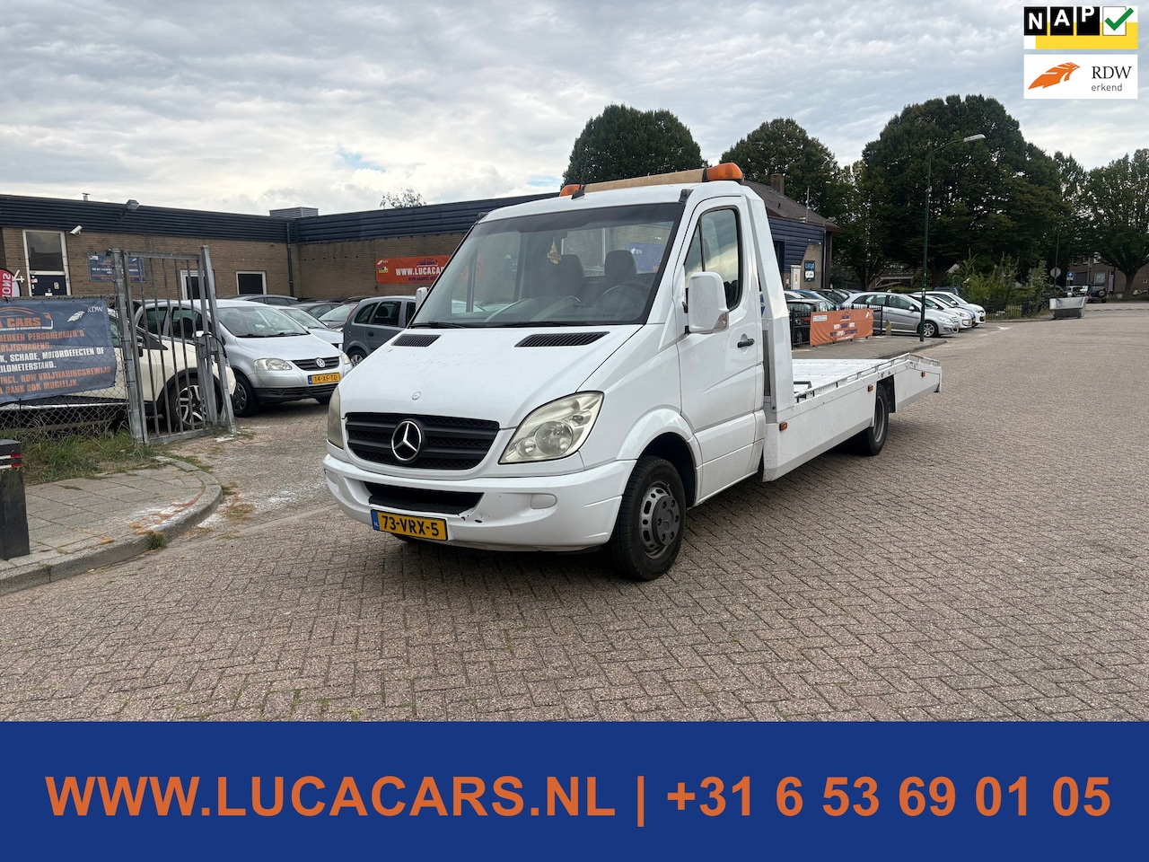 Mercedes-Benz Sprinter - 518 3.0 CDI 432 DC Oprijwagen Autotransporter Autoambulance - AutoWereld.nl