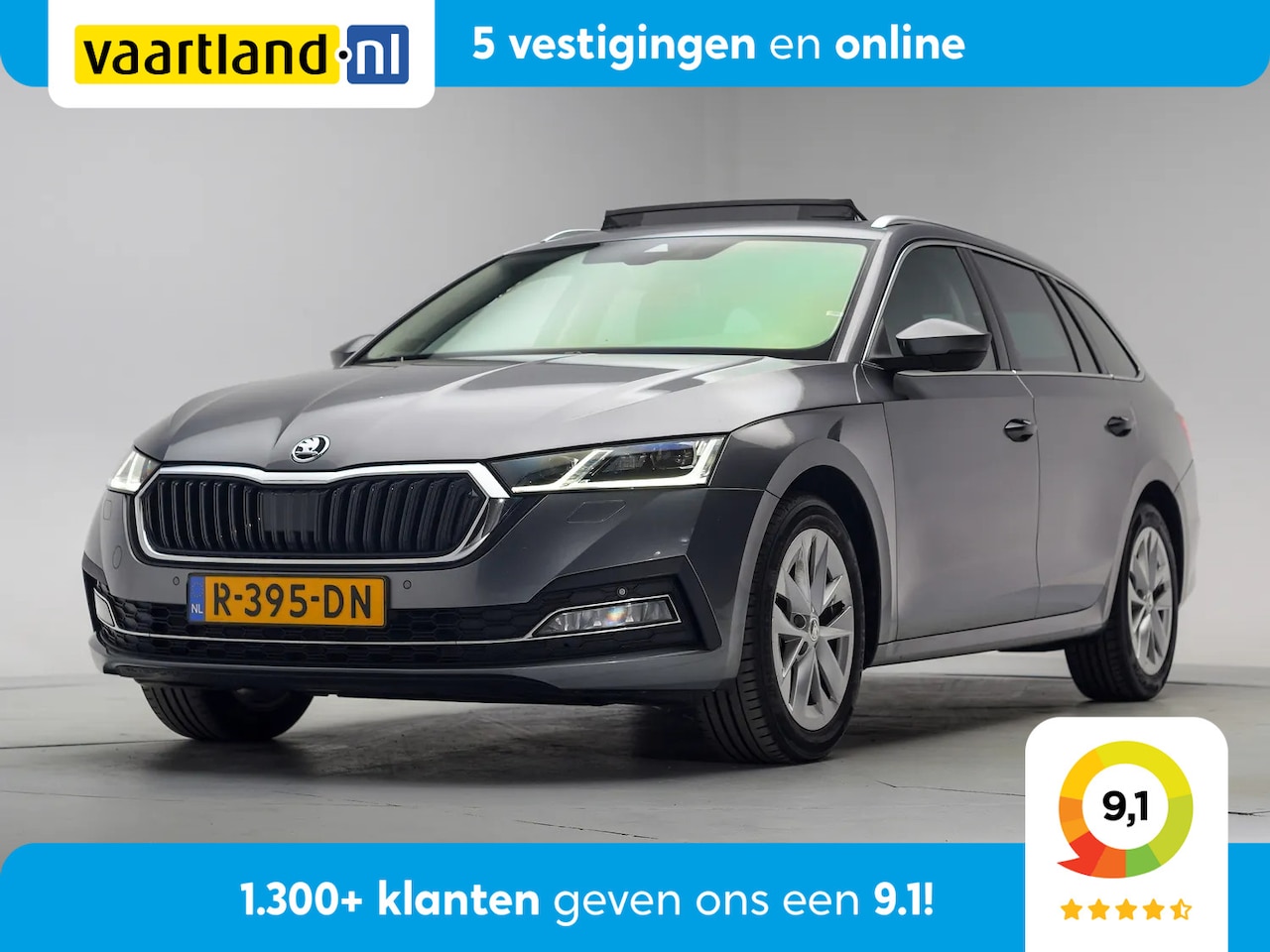 Skoda Octavia Combi - 1.0 e-TSI Business Edition Plus Aut. [ Panorama Matrix LED Stoelverwarming ] - AutoWereld.nl
