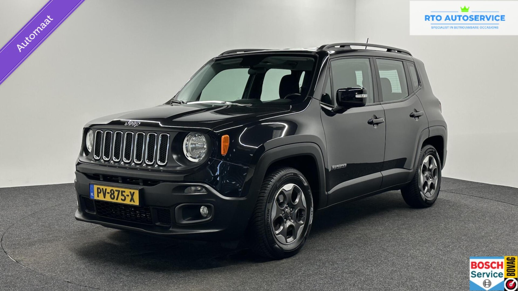 Jeep Renegade - 1.4 MultiAir Night Eagle TREKHAAK NAVI CRIOSE LM. - AutoWereld.nl