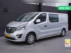Opel Vivaro - 1.6 CDTI 125PK L2 Dubbele Cabine EURO 6 - Airco - Navi - Cruise - € 11.950, - Excl