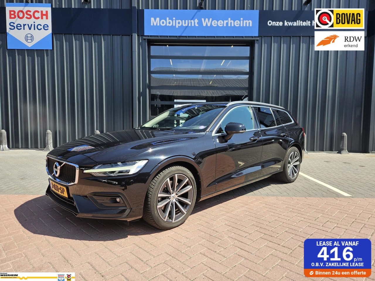 Volvo V60 - 2.0 B3 Mild Hybrid Business Pro | Pano-dak | Camera - AutoWereld.nl