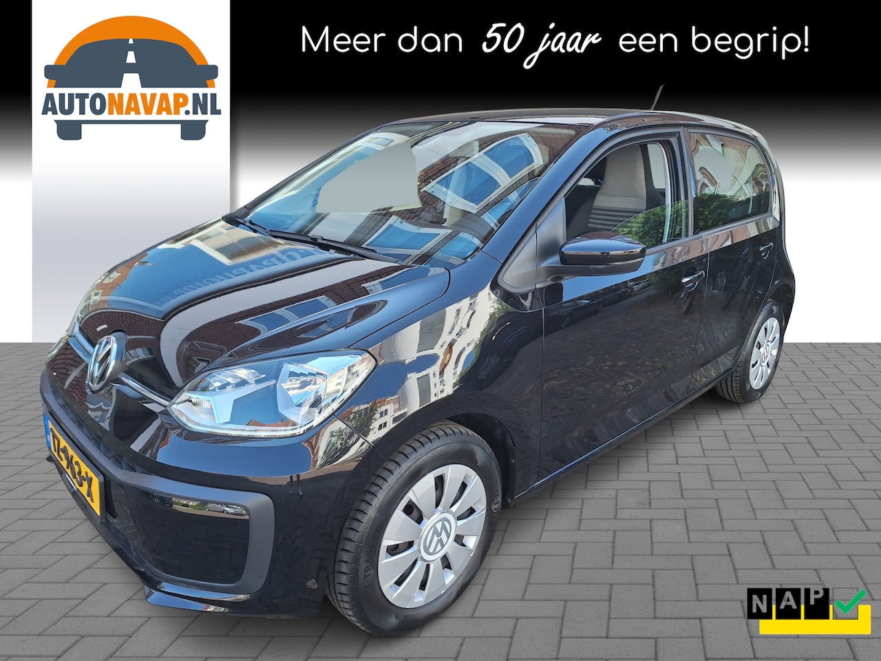 Volkswagen Up! - 1.0 BMT move up! 5Drs /41.000 Km/Airco/Dab/Bluetooth/Garantie - AutoWereld.nl