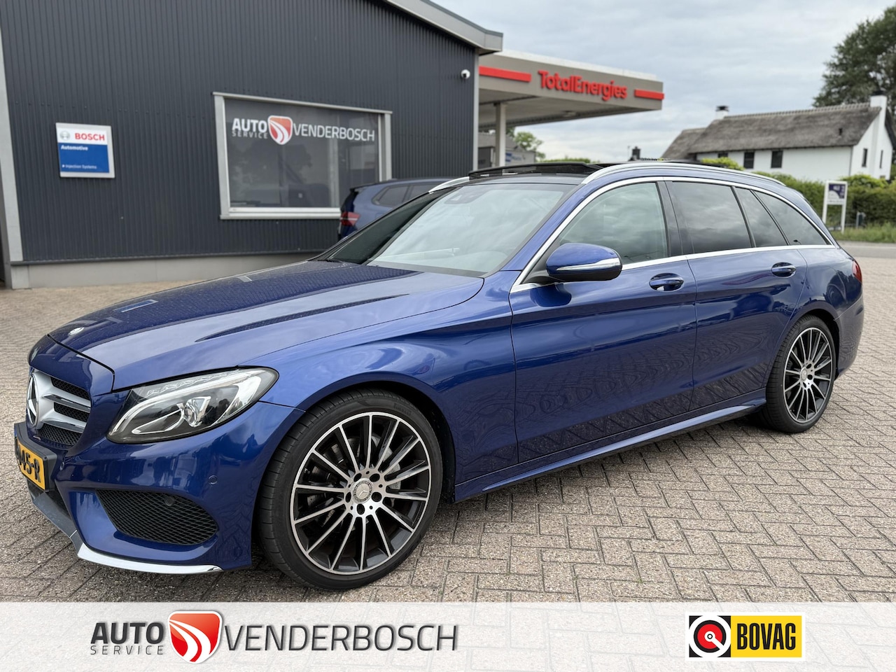 Mercedes-Benz C-klasse Estate - 180 Edition 1 157pk AMG Line | Pano | Burmester | Trekhaak - AutoWereld.nl