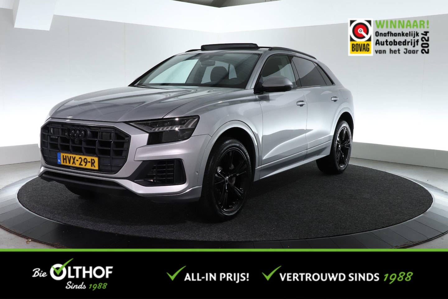 Audi Q8 - 55 TFSI e quattro Pro Line | LUCHTVERING | AKOESTISCH GLAS | SCHUIF-KANTEL | - AutoWereld.nl