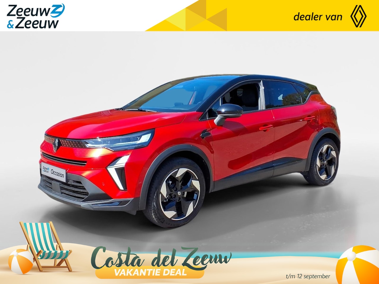 Renault Captur - 1.8 E-Tech full hybrid 160 techno navigatiesysteem , Apple Carplay/Android Auto , climate - AutoWereld.nl