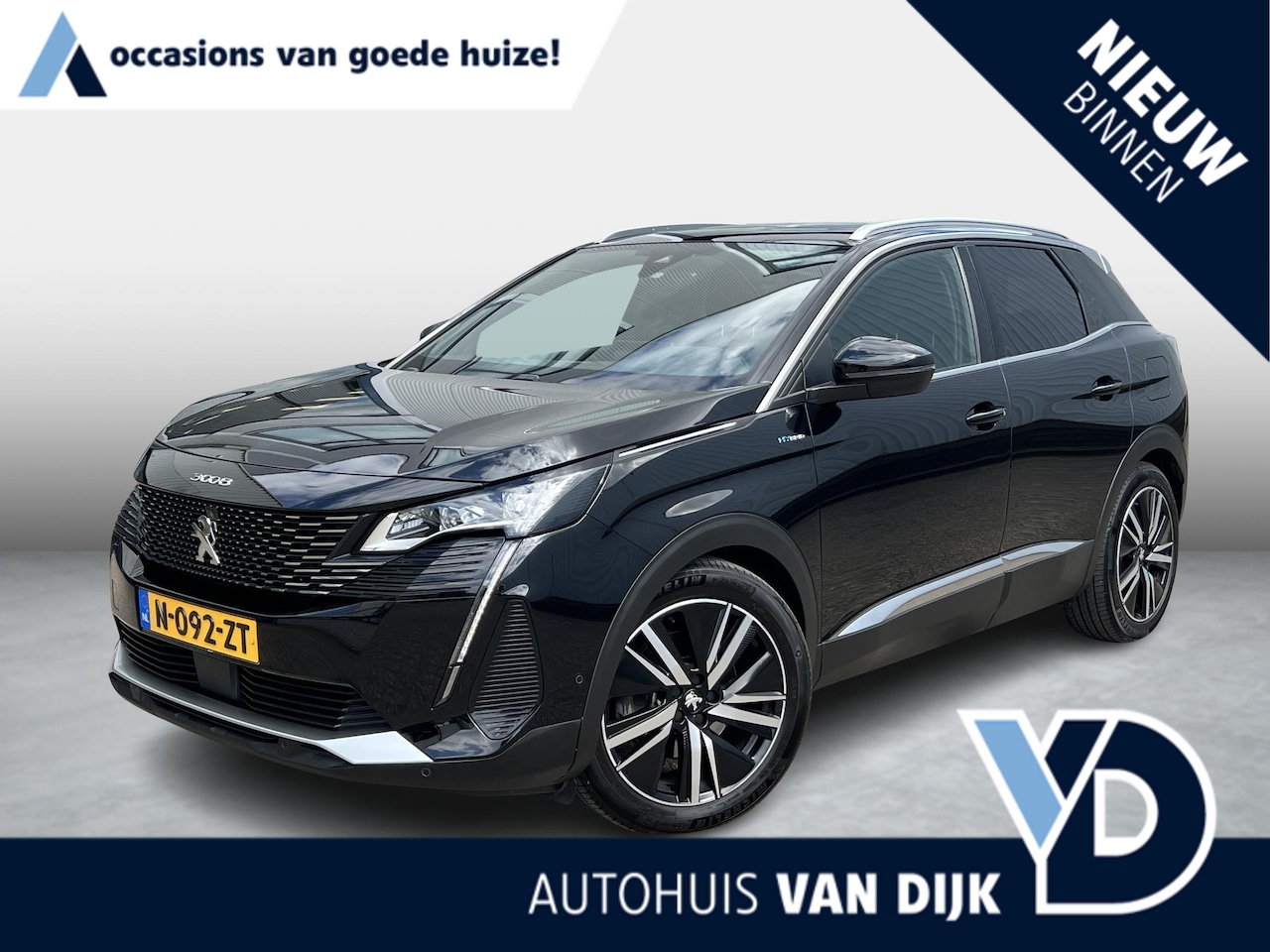 Peugeot 3008 - 1.6 HYbrid 225 GT 360 Camera / Panoramadak / FOCAL / Trekhaak - AutoWereld.nl