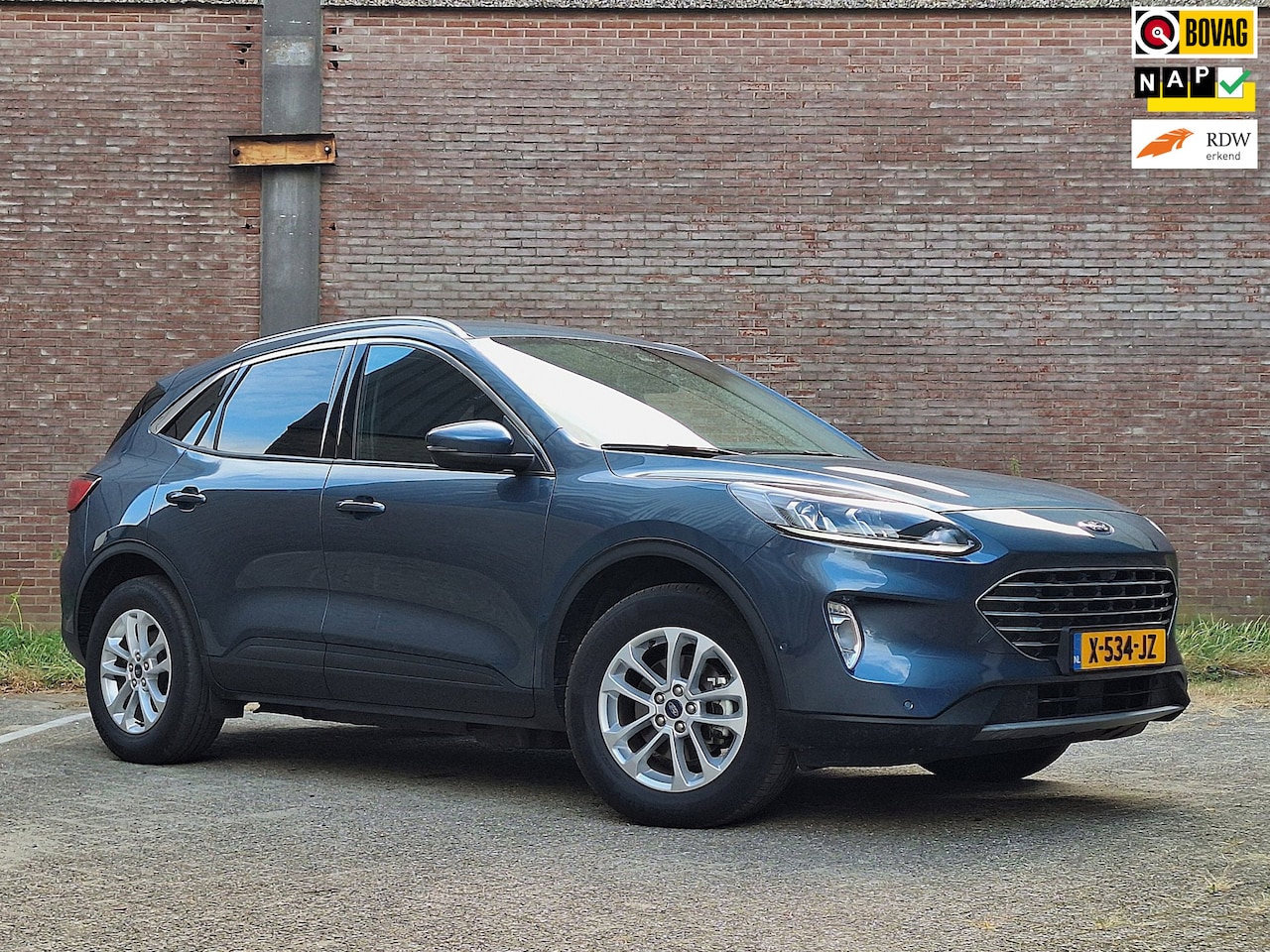 Ford Kuga - 2.5 PHEV Titanium 2.5 PHEV Titanium, Nav, Climat, Cruise, Wegklapbare TREKHAAK, Apple Carplay, Ned. Auto - AutoWereld.nl