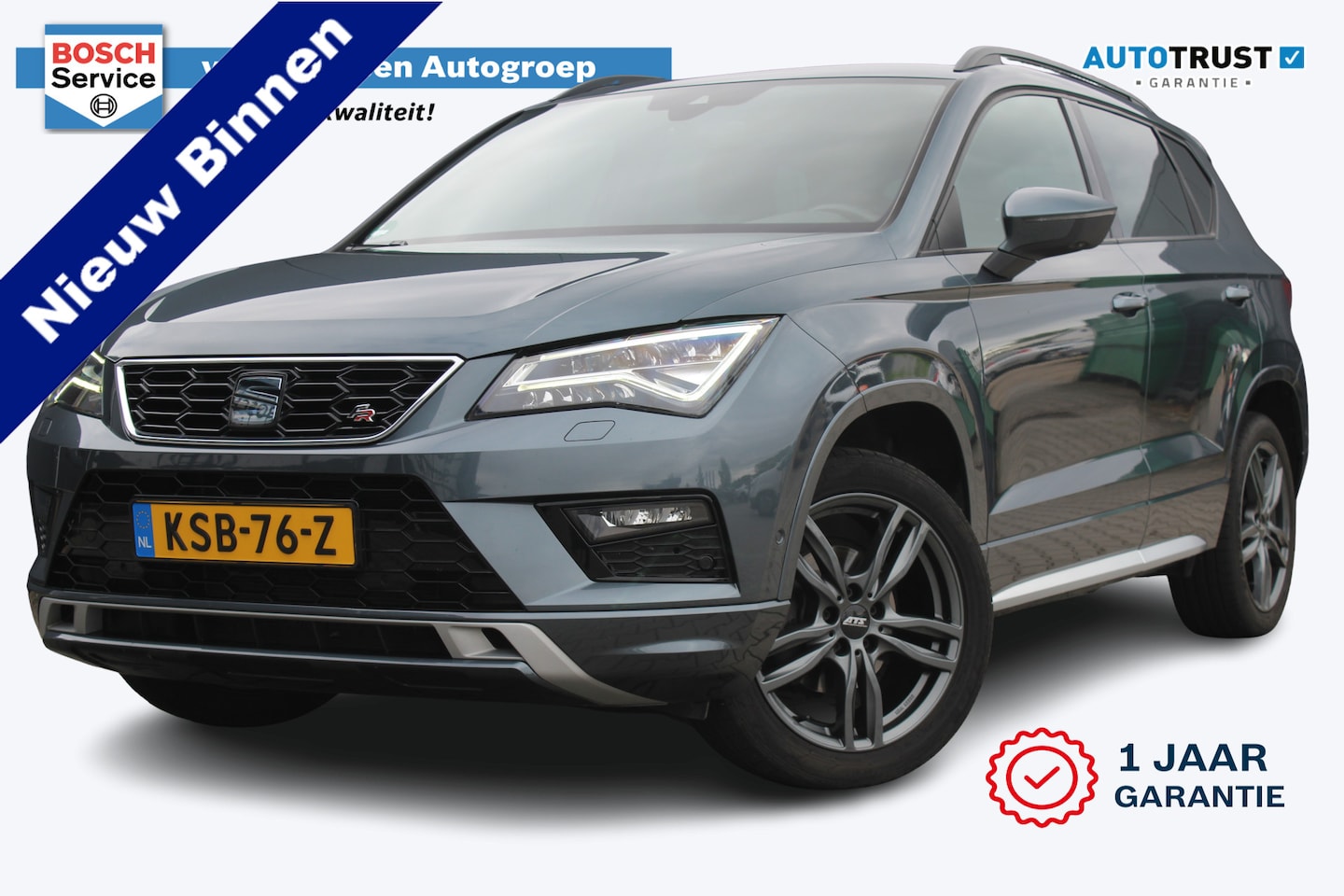 SEAT Ateca - 1.5 TSI FR | Incl. 12 Maanden garantie | Adaptieve Cruise | Airco | Bluetooth | Parkeercam - AutoWereld.nl
