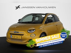 Fiat 500 C - 1.0 Hybrid La Prima Cabrio Camera LED Stoelverwarming Leder