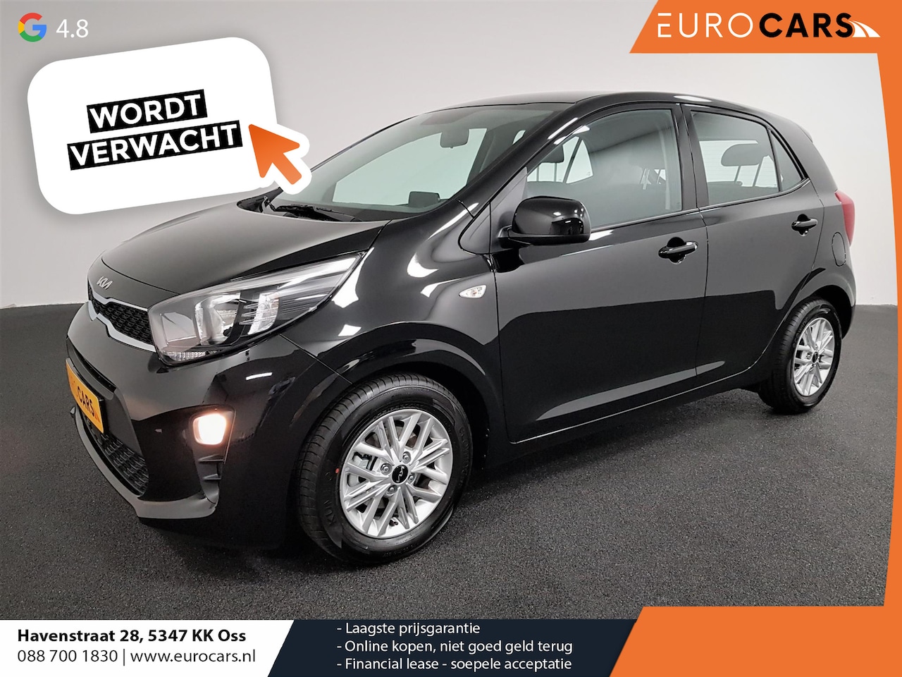 Kia Picanto - 1.0 DPi DynamicLine Automaat Navigatie Apple Carplay/Android Auto Airco Camera DAB Lichtme - AutoWereld.nl