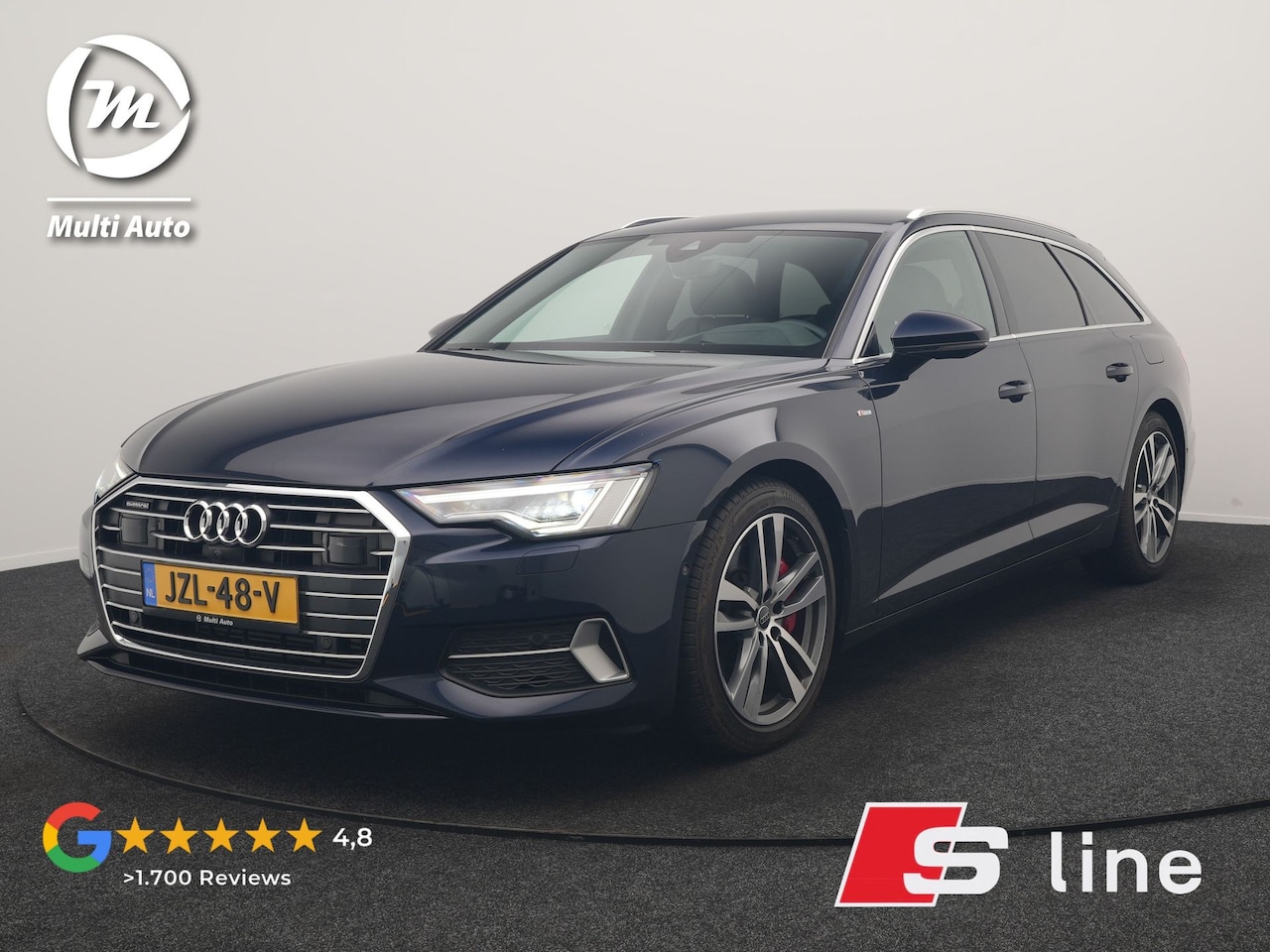 Audi A6 Avant - 50 TFSI e Quattro S Line PHEV 300pk Dealer O.H. | Trekhaak Af Fabriek | Adaptive Cruise | - AutoWereld.nl