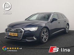 Audi A6 Avant - 50 TFSI e Quattro S Line PHEV 300pk Dealer O.H. | Trekhaak Af Fabriek | Adaptive Cruise |