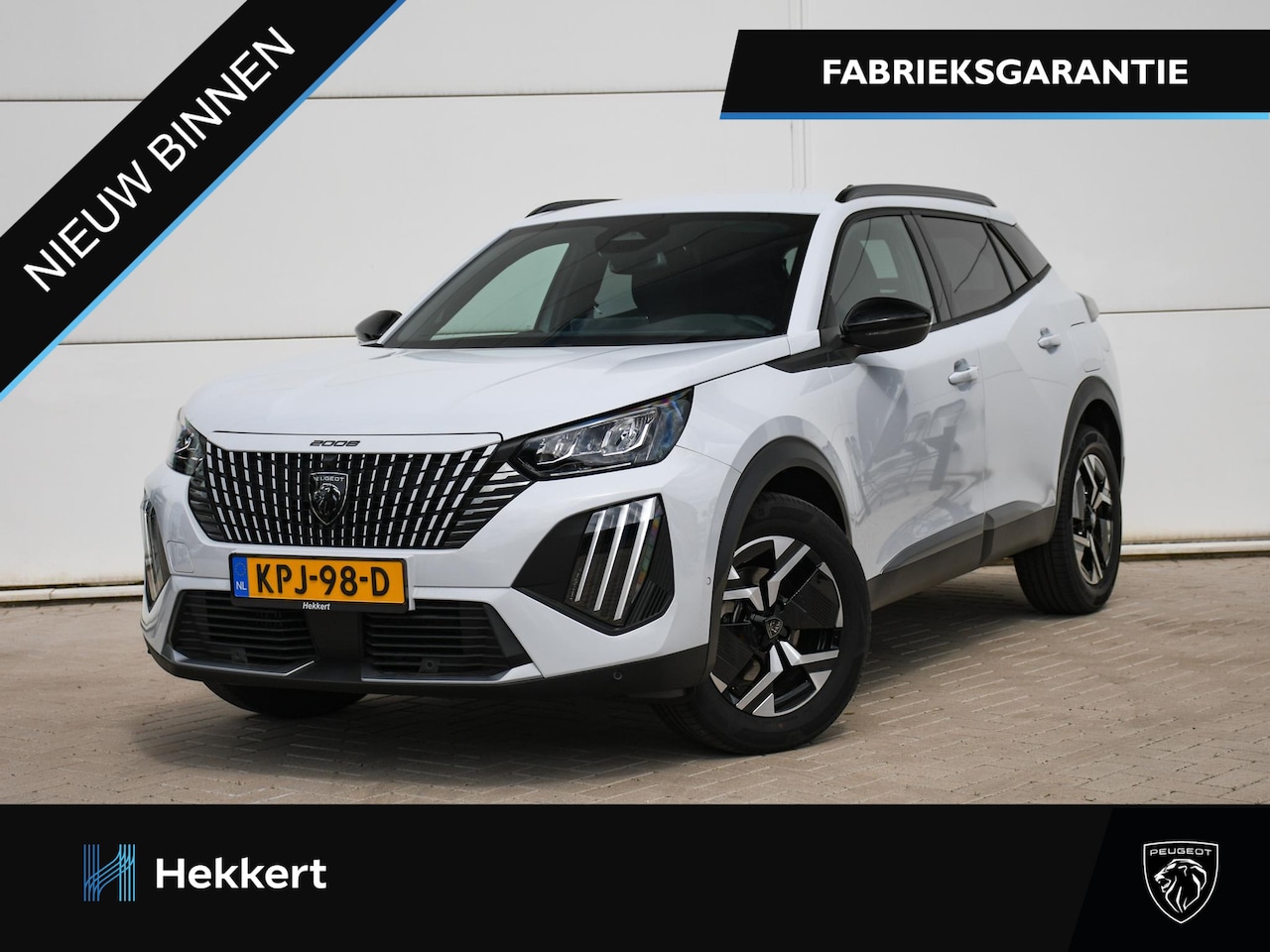 Peugeot 2008 - Allure 1.2 Hybrid 145pk Automaat DODE HOEK | 17''LM | 360° CAM. | ADAPT. CC | DAB | APPLE- - AutoWereld.nl