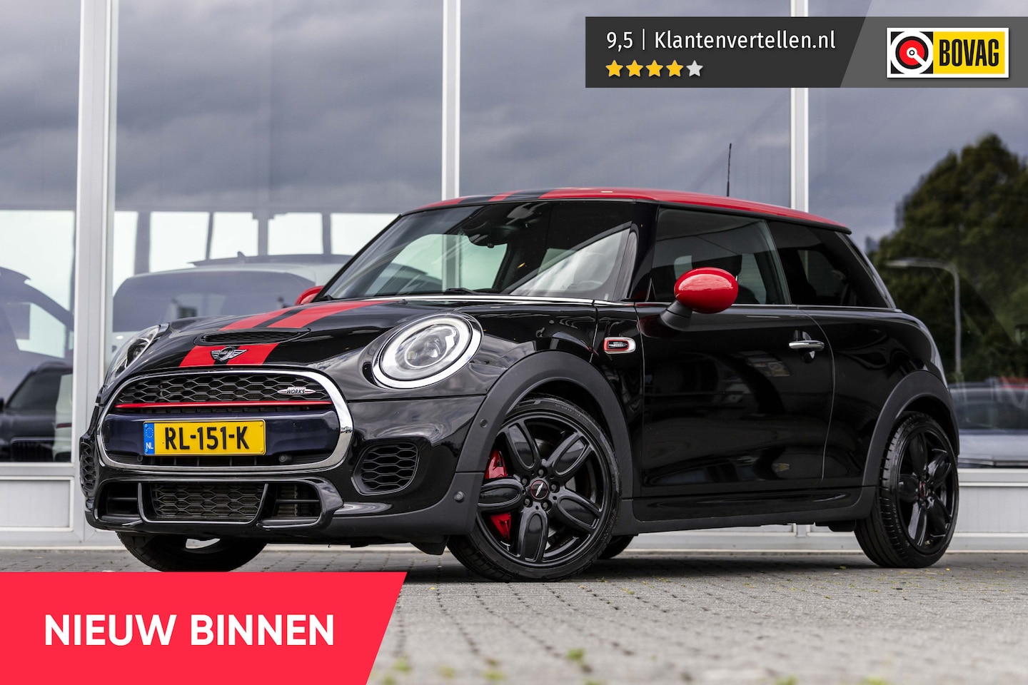 MINI 3-Deurs - 2.0 John Cooper Works Chili | Pro uitlaat | Harman Kardon | NL Auto - AutoWereld.nl