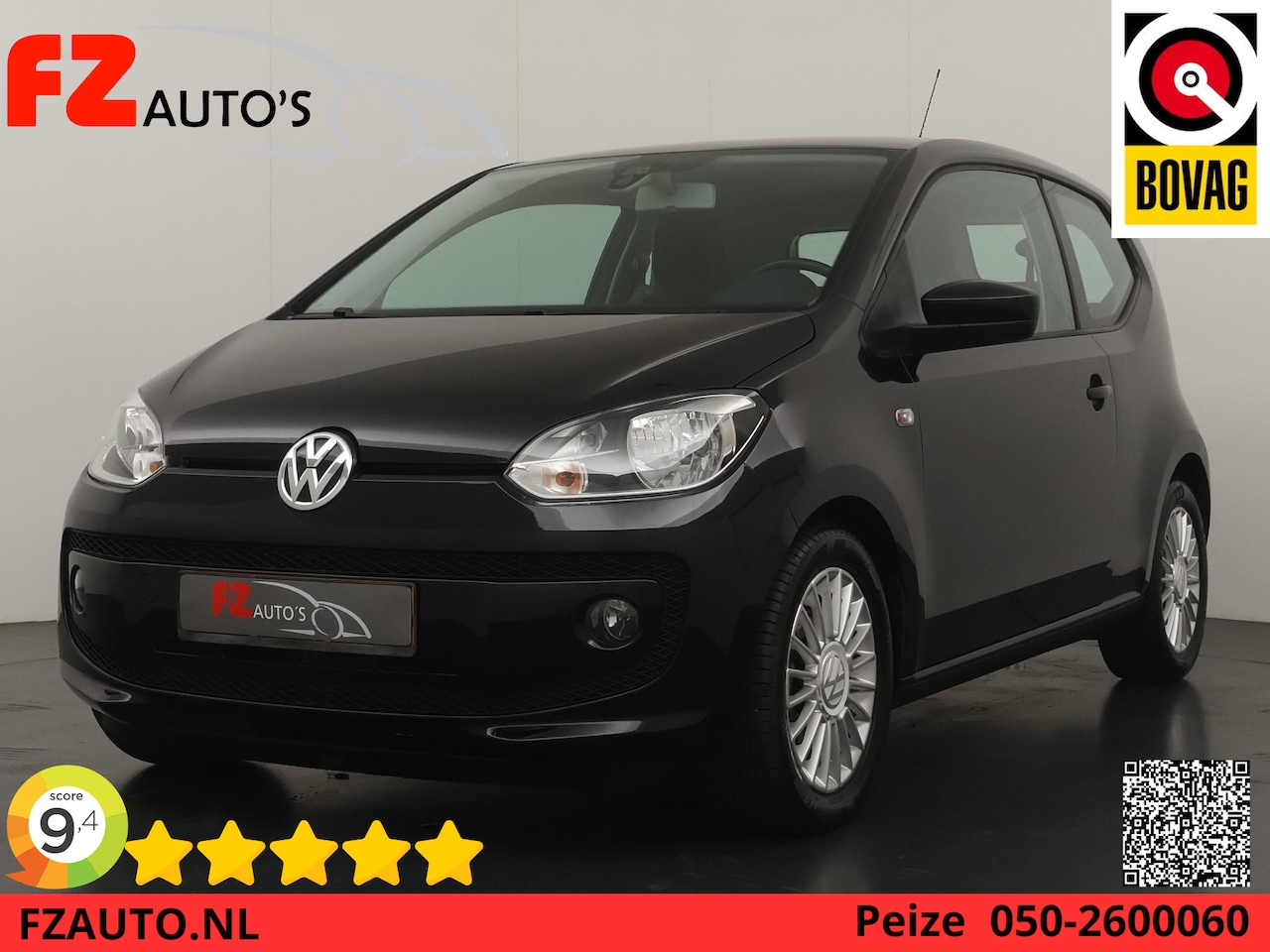 Volkswagen Up! - 1.0 high up! BlueMotion - Airconditioning - Navigatie - Lichtmetalen velgen - AutoWereld.nl