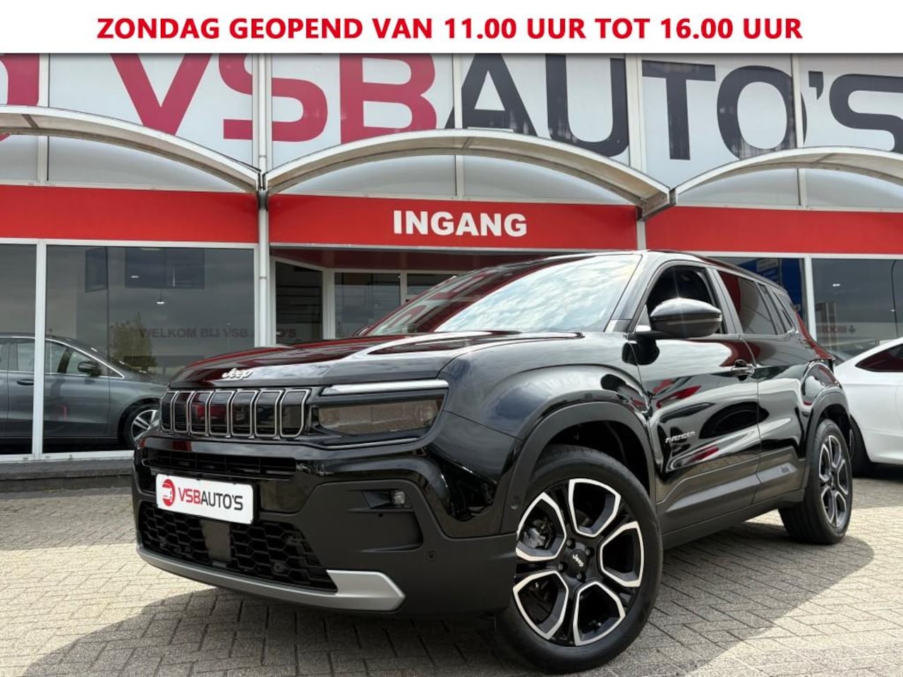 Jeep Avenger - 1.2e-HYBRID AUT. SUMMIT HALF-LEER LED NAVI CAMERA CARPLAY SFEERVERLICHTING AIRCO LMV PDC - AutoWereld.nl