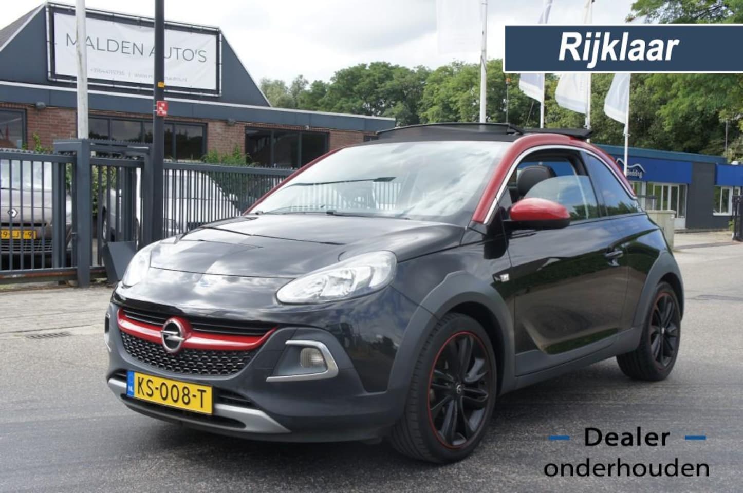 Opel ADAM - 1.0 TURBO ROCKS CABRIO/H/LEDER/CLIMA/PDC/Apple CarPlay/Android Auto/17INCH PERFECTE STAAT - AutoWereld.nl