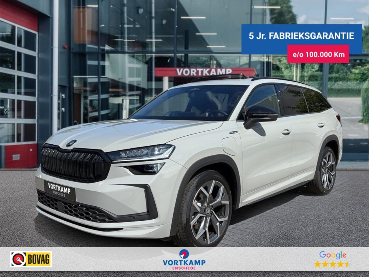 Skoda Kodiaq - 1.5 TSI eHYBRID SPORTLINE FISCAAL LAAG!! TREKHAAK/CAMERA/PANO-DAK/ELEK-KLEP/ACC - AutoWereld.nl