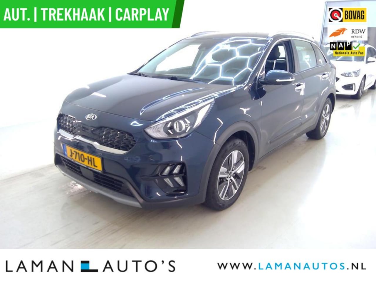 Kia Niro - 1.6 GDi Hybrid DynamicLine Aut. | CarPlay Trekhaak ECC ACC 16" LMV PDC Metallic | Hybrid V - AutoWereld.nl