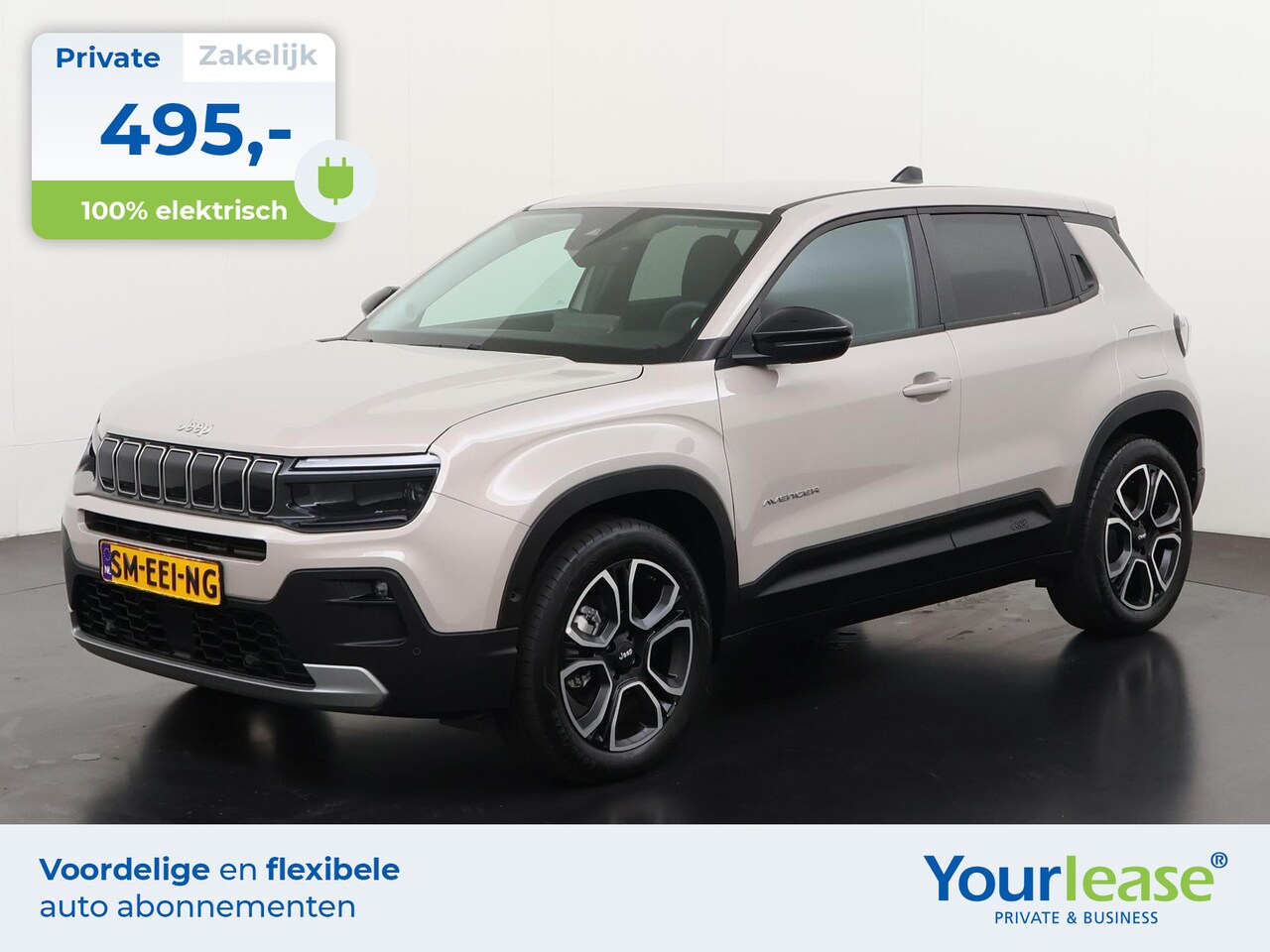 Jeep Avenger - Summit 54 kWh 3 fase | All-in 495,- Private Lease | Direct uit voorraad - AutoWereld.nl
