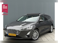 Ford Focus Wagon - BWJ 2019 | 1.0T 126PK Titanium Bus AUTOMAAT | TREKHAAK | PANO DAK | LEER | LED | NAVI | CL