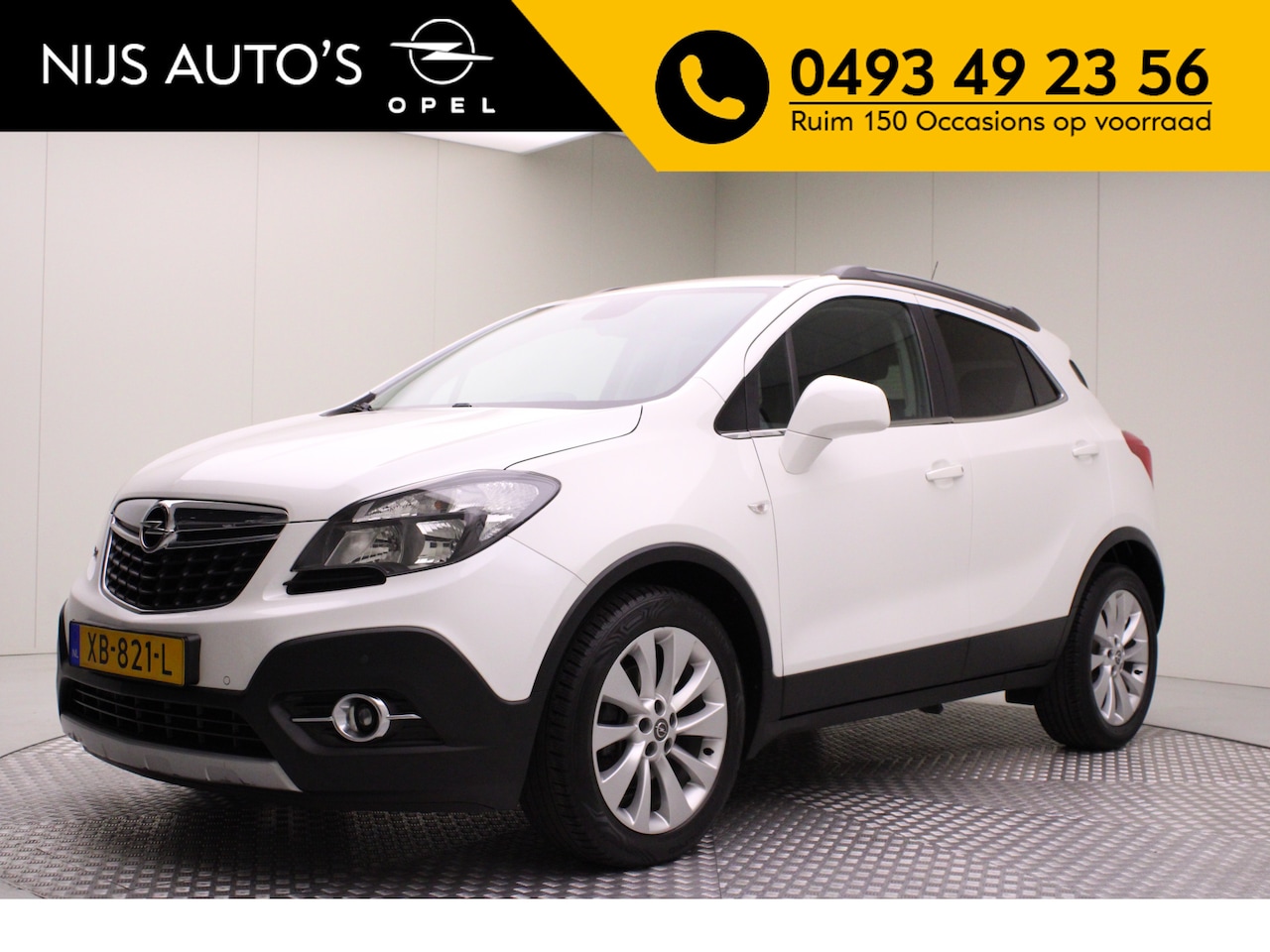 Opel Mokka - 1.4 T Cosmo | dealer onderhouden | leder | pdc v/a + camera | navi | climate control | sto - AutoWereld.nl