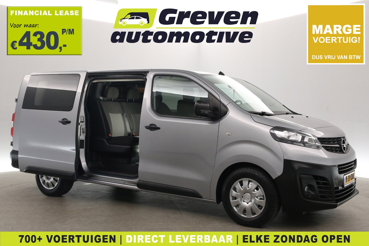 Opel Vivaro - 2.0 CDTI L3H1 | Marge | Dubbele Cabine | Airco | Cruise | Camera | Carplay | Trekhaak - AutoWereld.nl