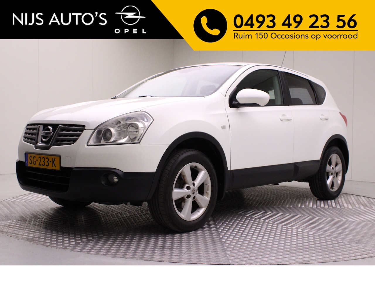 Nissan Qashqai - 1.6 Acenta | inc. nw APK | trekhaak | climate control | pdc achter | cruise control | blue - AutoWereld.nl